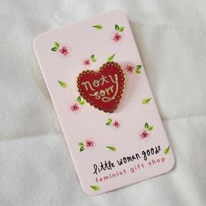 Feminist "not sorry" Enamel Pin